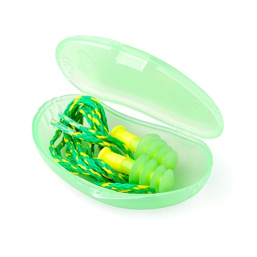 FUSION SMALL (1011281) reusable earplugs with a replaceable cord in individual packaging