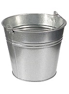 Galvanized bucket