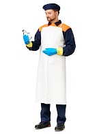 PVC-45W acid-water resistant vinyl apron (56-101)