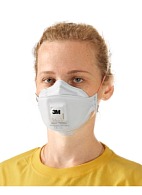 3M™ Aura™ 9332+ filtering half mask (respirator) for protection against dust, mists and fumes (with exhalation valve) (FFP3, up to 50 MAC)