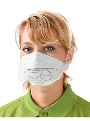3M™ VFlex™ 9101S aerosol filtering  half mask (respirator) (FFP1, up to 4 MAC)