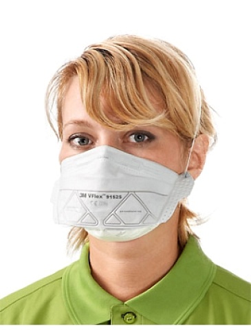 3M™ VFlex™ 9152RS aerosol filtering half mask (respirator) (FFP2, up to 12 MAC)