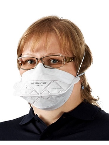 3M™ VFlex™ 9101 aerosol filtering half mask (respirator) (FFP1, up to 4 MAC)