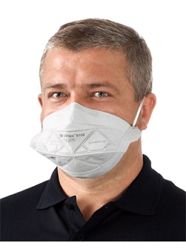 3M™ VFlex™ 9152R aerosol filtering half mask (respirator) (FFP2, up to 12 MAC)