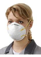 3M™ 8710 filtering half mask (respirator) for protection against dust and mists (FFP1, up to 4 MAC)