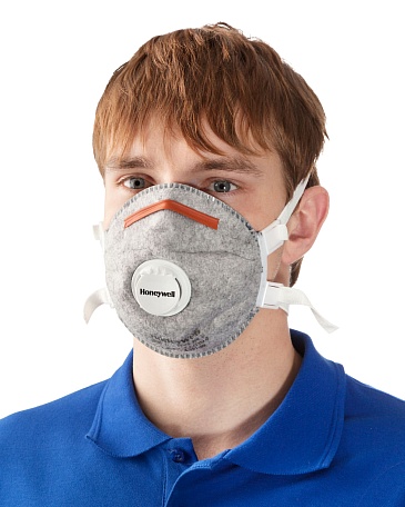 5251 aerosol filtering half mask (respirator) with additional protection against  organic gases and vapors (with exhalation valve)
