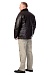 CLASSIC leather men's jacket for flight personnel