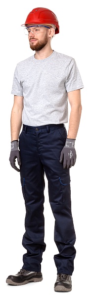 LETO UAE Cargo trousers, Navy blue