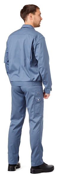 &quot;Pilot&quot; men's  jacket (gray-blue)