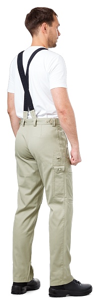 &quot;Pilot&quot; men's  work trousers (beige olive)