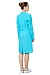 CRYSTAL ladies lab coat, turquoise