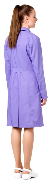 CRYSTAL ladies lab coat, lilac