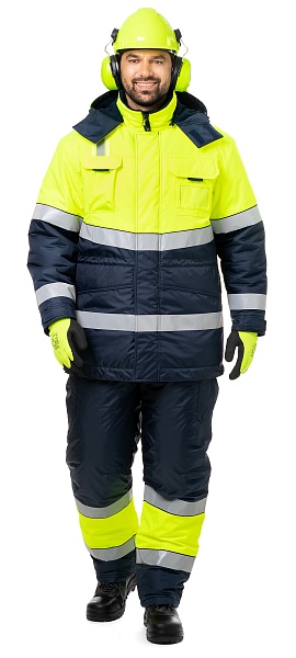 &quot;LUMOS&quot; hi-vis heat-insulated jacket