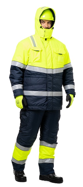 &quot;LUMOS&quot; hi-vis heat-insulated jacket