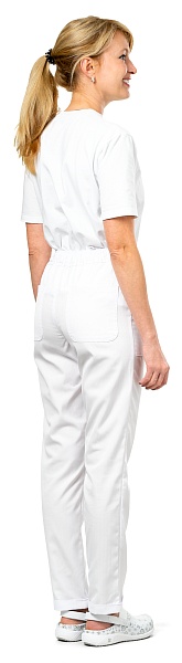TERESA ladies medical trousers, white