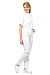 TERESA ladies medical trousers, white