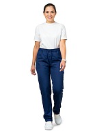 TERESA ladies medical trousers, blue