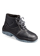 STANDARD-M insulated leather high ankle boots with steel toe cap