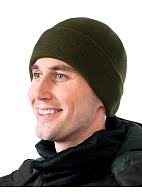 Double layer knitted hat with ThinsulateВ® lining, olive