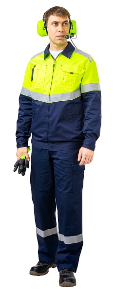 OPERATOR HI-VIS men's  jacket made of antistatic fabric