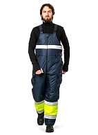 &quot;LUMOS&quot; hi-vis heat-insulated bib overall