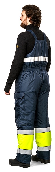 &quot;LUMOS&quot; hi-vis heat-insulated bib overall