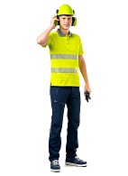 LUMOS hi-vis polo shirt