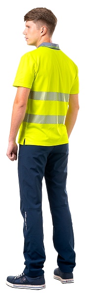 LUMOS hi-vis polo shirt