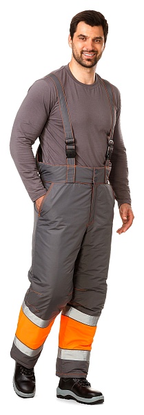 PROZHEKTOR hi-vis heat-insulated work suit