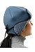 ORSA SE trapper hat with membrane eVent, grey and blue