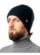 SKYDD knitted hat with eVent membrane, dark&nbsp;blue