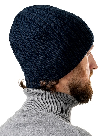 SKYDD knitted hat with eVent membrane, dark&nbsp;blue