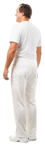 LOTOS men's medical trousers, white