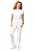 LOTOS ladies medical trousers, white