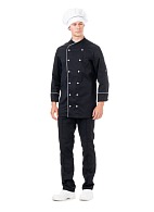 PROVENCE men's chefs jacket, black