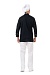 PROVENCE men's chefs jacket, black