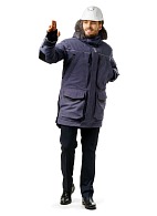 FOX men's heat-insulated parka, grey