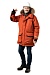 FOX men's heat-insulated parka, terracotta