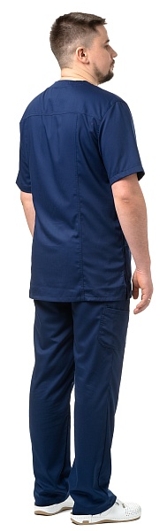 LOTOS men's medical shirt, dark blue
