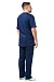 LOTOS men's medical shirt, dark blue