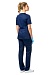 LOTOS ladies medical blouse, dark blue