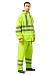 EXTRA VISION WPL PVC waterproof suit, fluorescent lemon