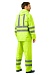 EXTRA VISION WPL PVC waterproof suit, fluorescent lemon