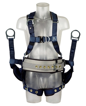 3M ExoFit DERRICK fall protection harness with a belt, size XL (KB11111623)