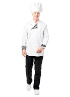 KING chef jacket, white