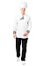 KING chef jacket, white