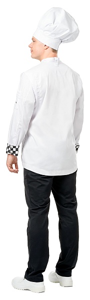 KING chef jacket, white