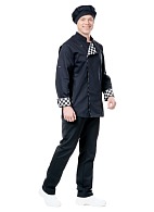 KING chef jacket, black