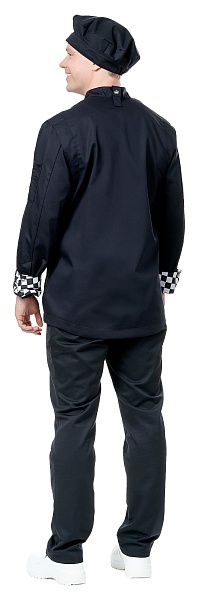 KING chef jacket, black