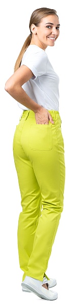 INGA ladies trousers, lime